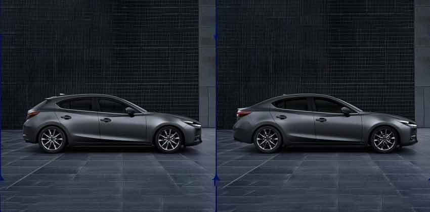 Mazda 3 Sedan & hatchback side