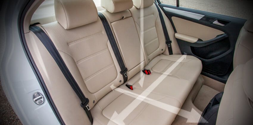 spacious rear seat