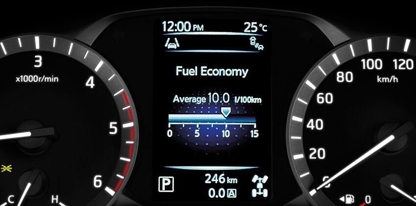 Nissan Terra infornation display