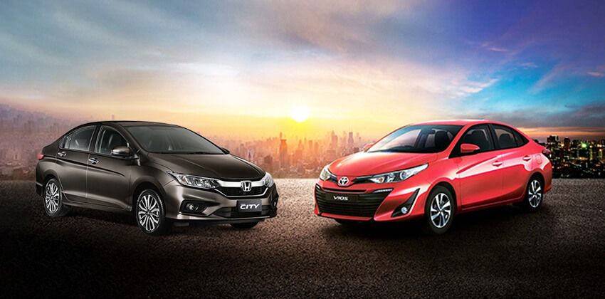 2018 Toyota Vios vs Honda City