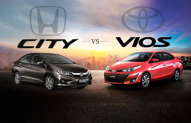 2018 Toyota Vios vs Honda City - Two legendary sedans fight for the top position  