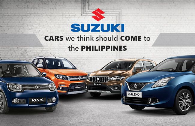 Suzuki vehicles we think should come to the Philippines and cars they will face-off