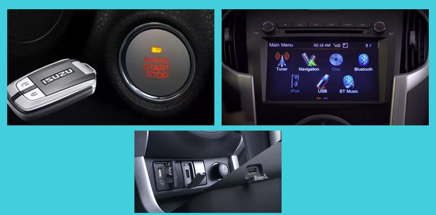 Isuzu mu-X cabin features