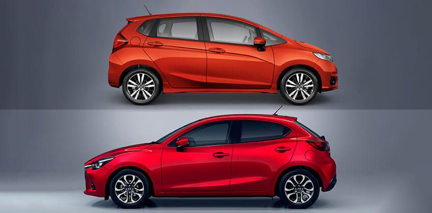 Honda Jazz or Mazda 2 Hatch - exterior