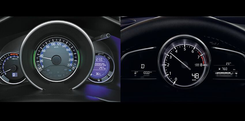 Honda Jazz or Mazda 2 Hatch - information dispaly 