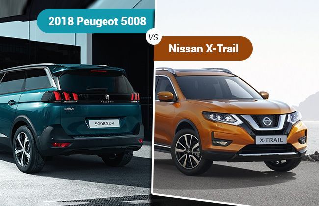 2018 Peugeot 5008 vs Nissan X-Trail - A fight worth considering 