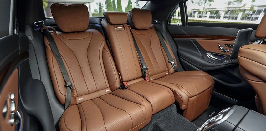 W222 Mercedes-Benz S-Class S 450 L interior rear seats