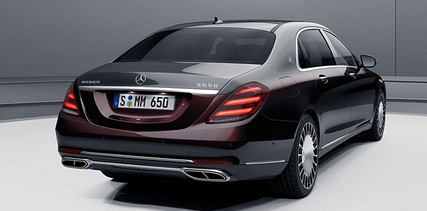 2018 Mercedes-Benz S-Class Maybach S 650 rear profile