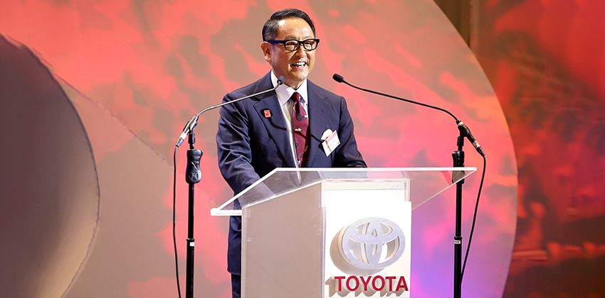 Akio Toyoda at Toyota Motor Philippines 30 years celebration