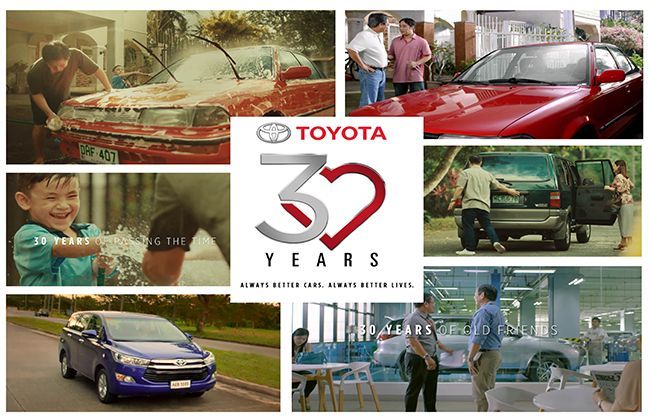 Toyota Motor Philippines donates Vios, Innova at its 30 years celebration