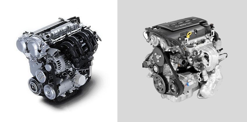 Ford EcoSport vs Chevrolet Trax  - Engine