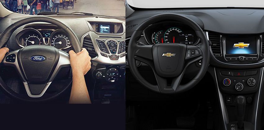 Ford EcoSport vs Chevrolet Trax  - Interior