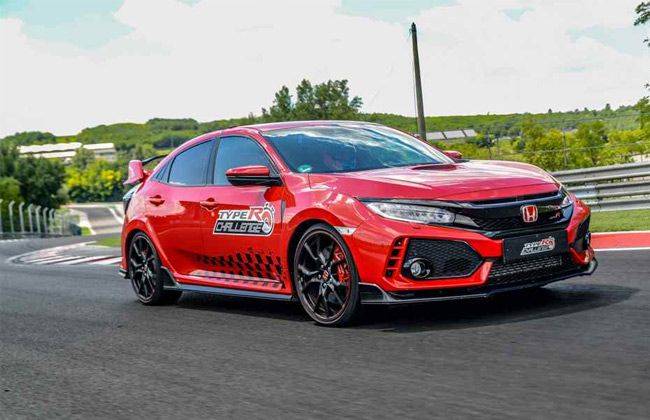 Honda Civic Type R sets a new lap record at Hungaroring