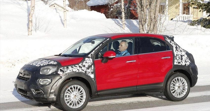 2019 Fiat 500X spy shots