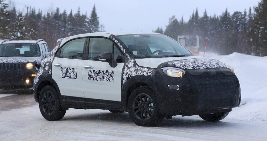 2019 Fiat 500X spy shots