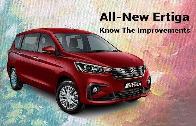  2018 Suzuki Ertiga: Improvements that have been made