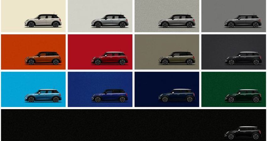 Mini 5-door color options