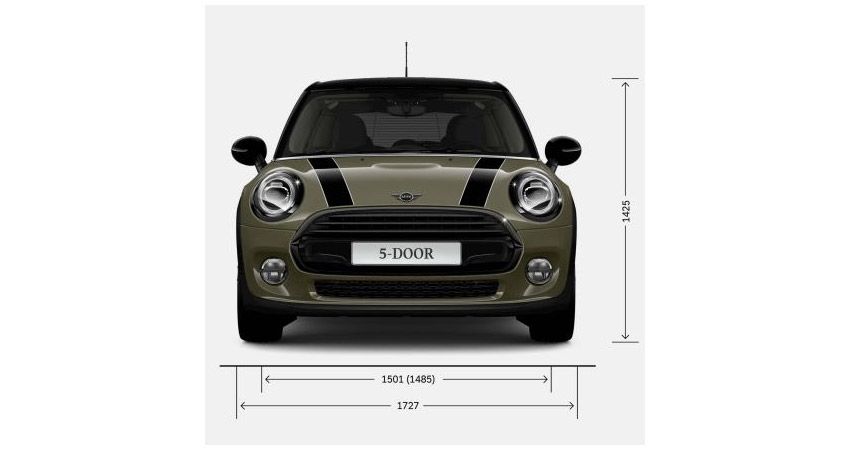 Mini 5-Door dimensions