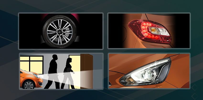 mitsubishi mirage features