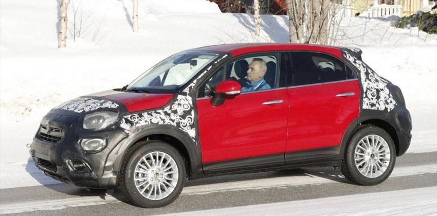 Fiat 500X spied image