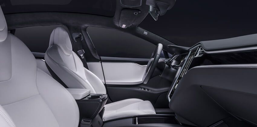 Tesla Model S cabin