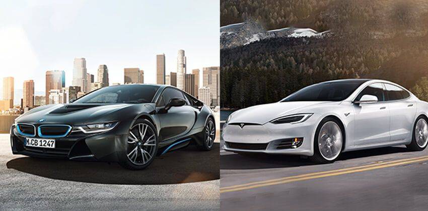 Bmw i8 deals vs tesla roadster