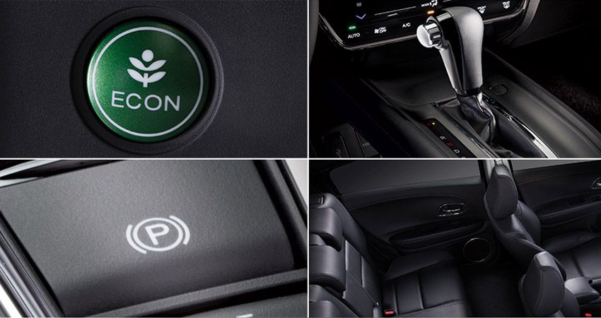 honda hr-v cabin features