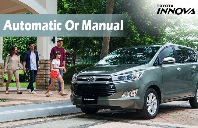 Toyota Innova Manual Or Automatic