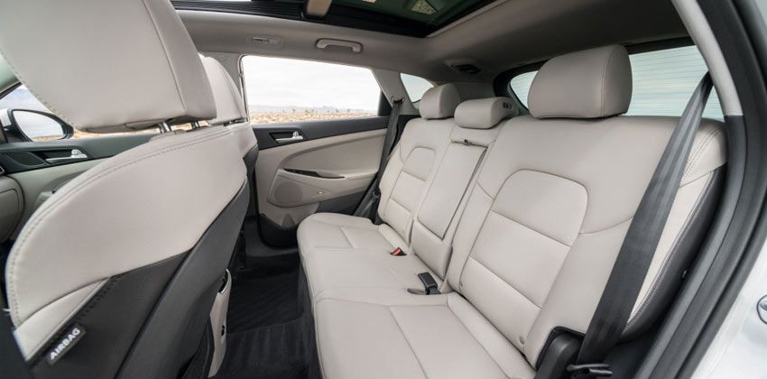 2019 Hyundai Tucson cabin space