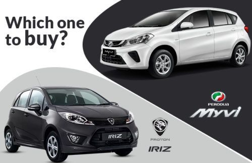 Perodua Myvi vs Proton Iriz – Which one to buy?