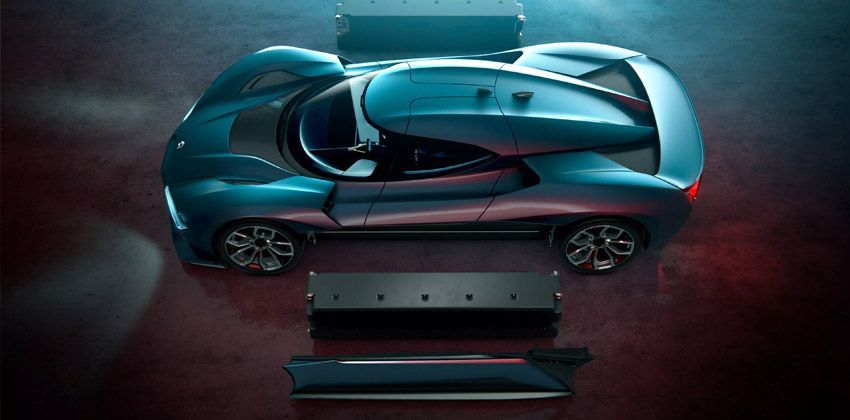  NIO ES8 top-view