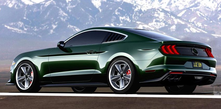 special edition Mustang Bullitt REAR
