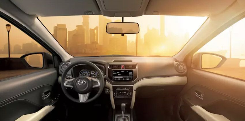 toyota rush dashboard