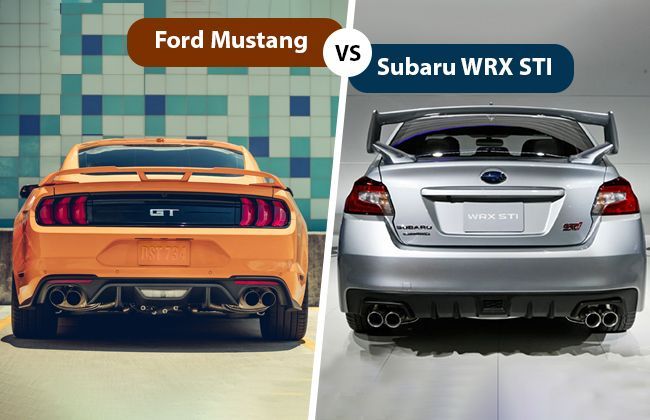 Ford Mustang vs Subaru WRX STI - Two performance car with different DNA 