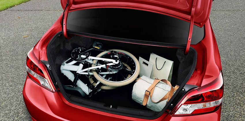2018 Mitsubishi Mirage G4 boot space