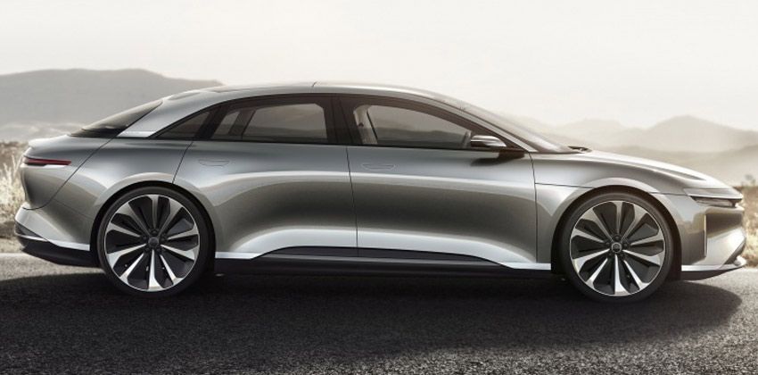 Lucid Motor Car Side 