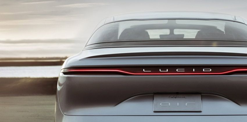 Lucid Motor Car rear