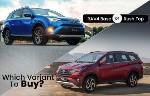 Toyota Rush top variant or RAV4 base variant: Which one to buy?