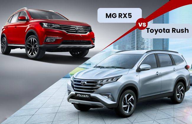 Toyota Rush vs MG RX5 - Fight of the compact SUV Toyota Rush vs MG RX5 - Fight of the compact SUV