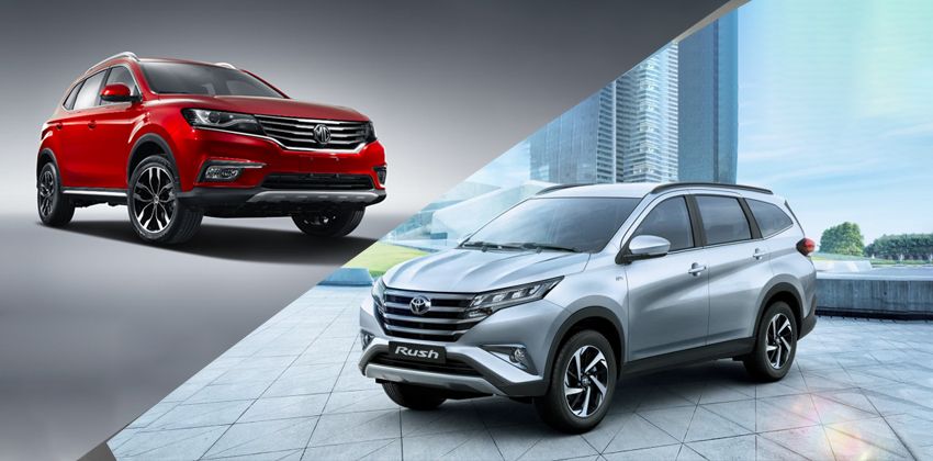 Toyota Rush vs MG RX5