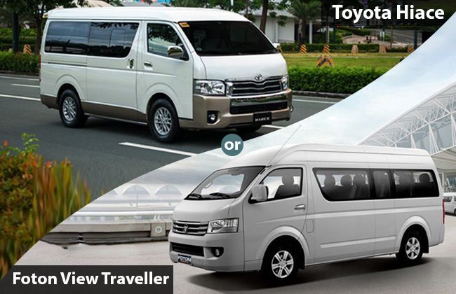 Toyota Hiace or Foton View Traveller: Which one to buy?