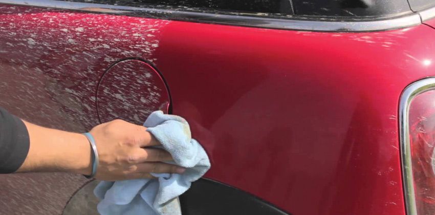 car cleaning without water