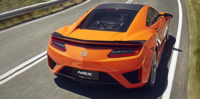 2019 Honda NSX rear