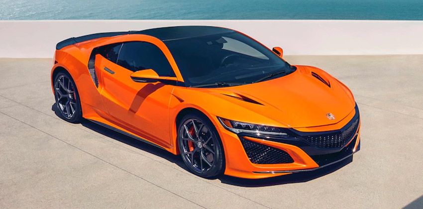 2019 Honda NSX top-view