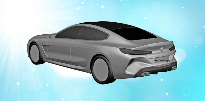 M8 Gran Coupe patent rear image 