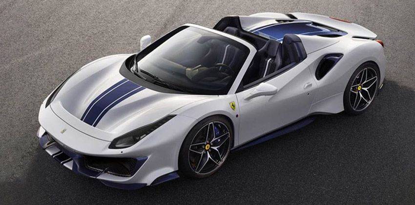  488 Pista Spider convertible