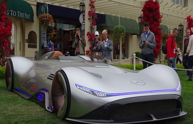 Mercedes Benz Vision EQ Silver Arrow reimagining the 1930s