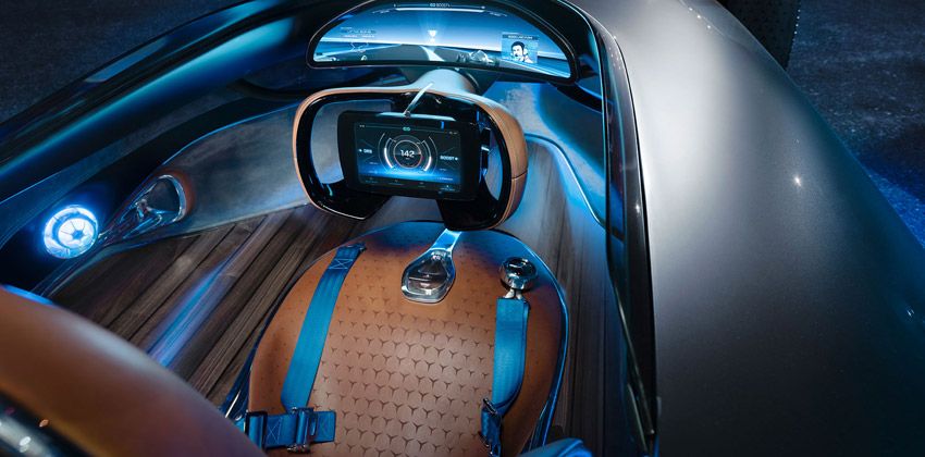 Mercedes Benz Vision EQ Silver Arrow interior