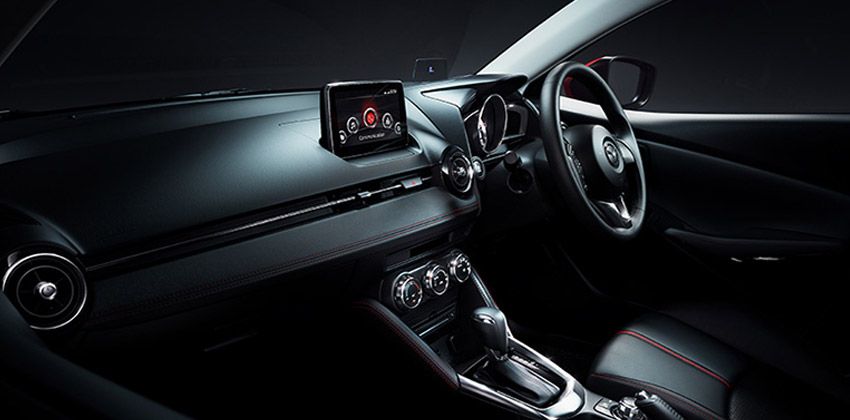 mazda 2 sedan interior