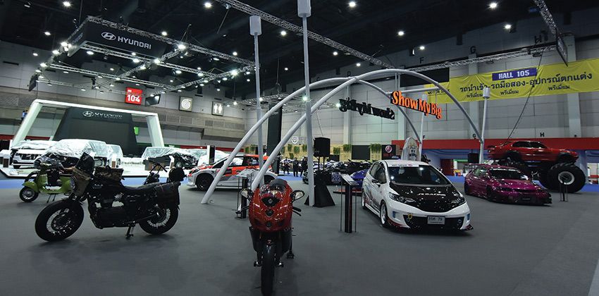Bikes Display In Big Motor Sale 2018